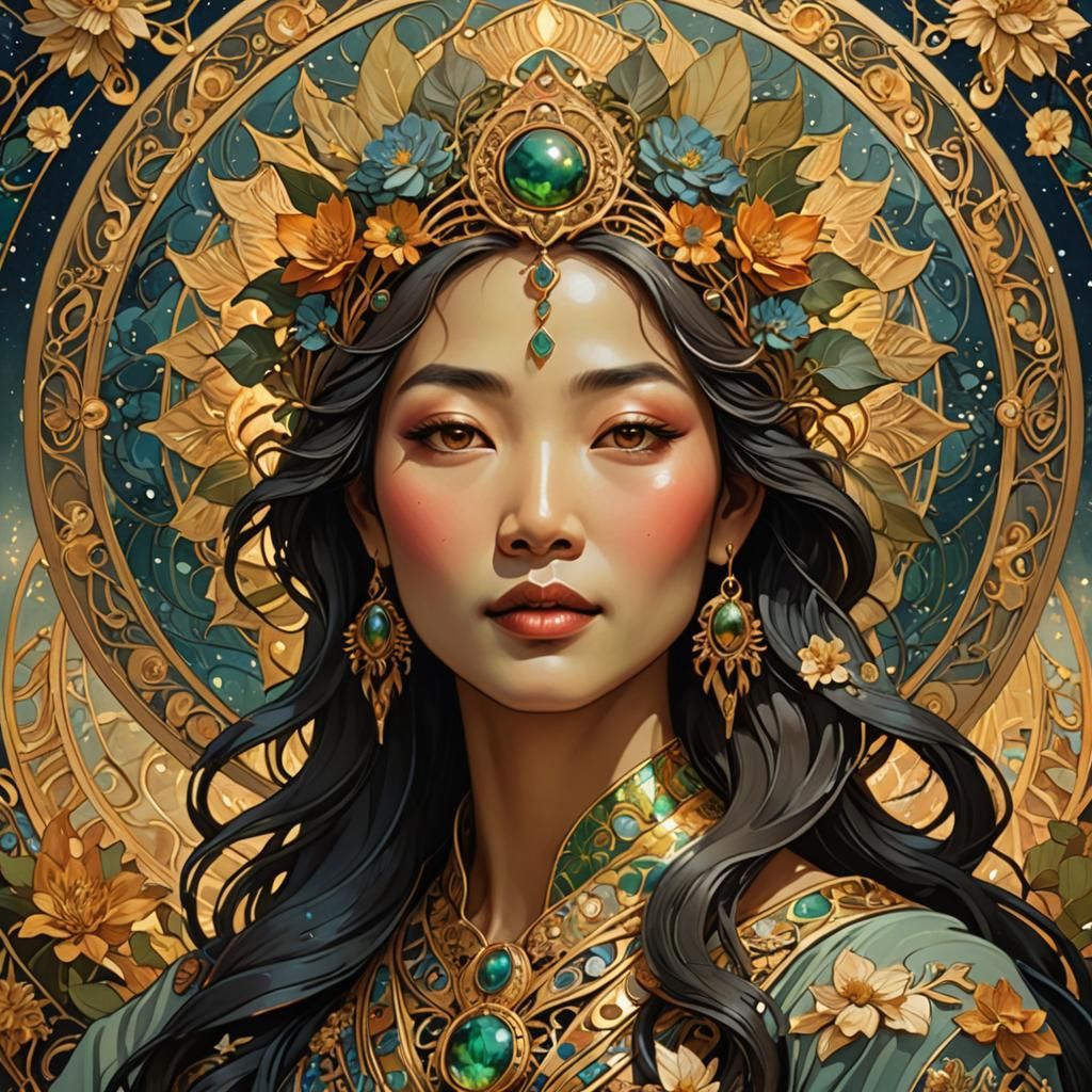 Goddess of Asia - AI Generated Artwork - NightCafe Creator