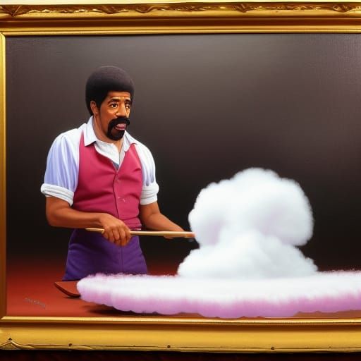 Richard Pryor making cotton candy