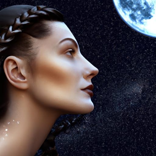 moon gazing