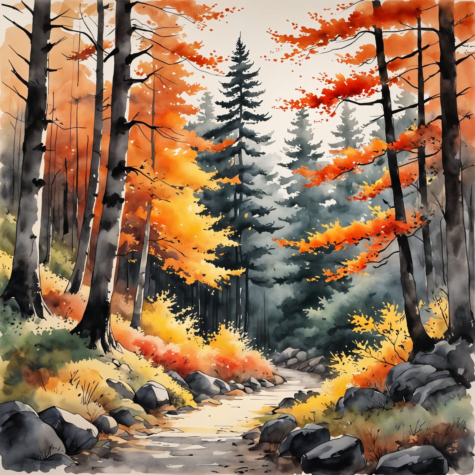 Autumn’s Quiet Bend  by @Oblique Lens