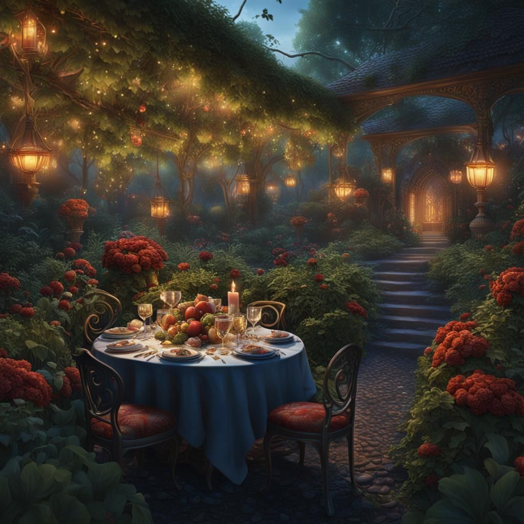 Dinner in the Garden