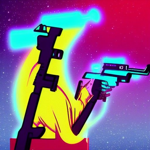 catwith gun