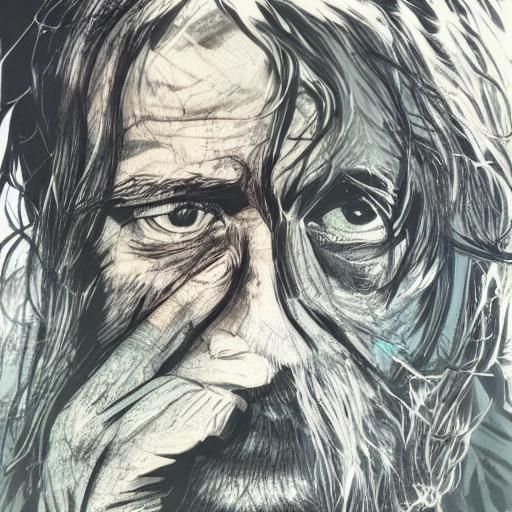 Nur die Augen