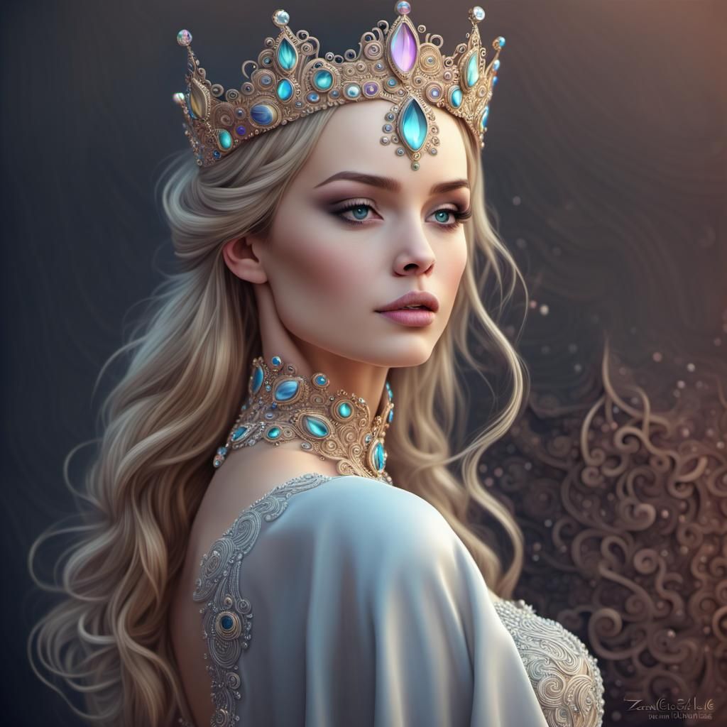 Fairy Tale Princess Bride - Ai Generated Artwork - Nightcafe Creator