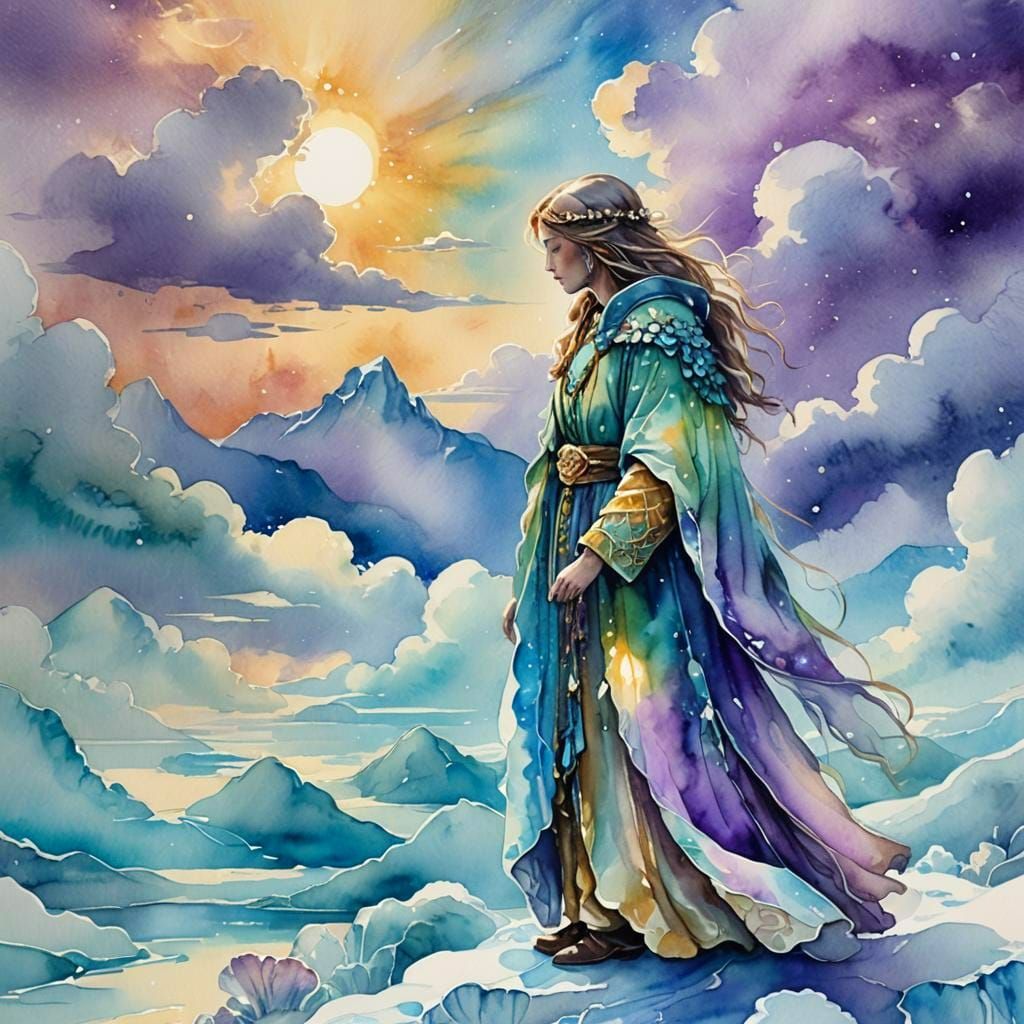 Die Eremitin - Tarot