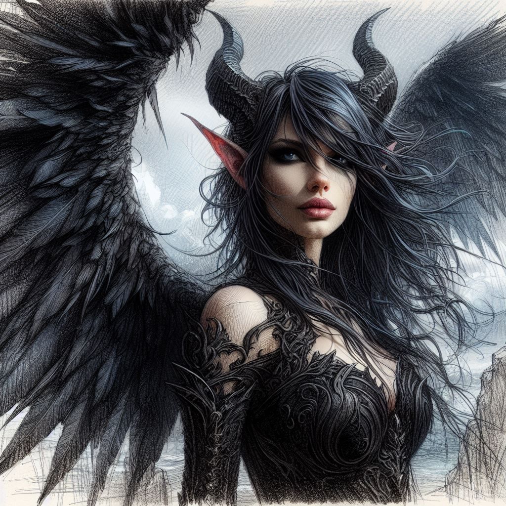 D3 Demoness - AI Generated Artwork - NightCafe Creator