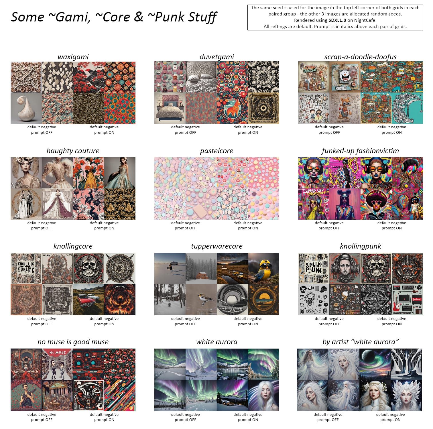Some ~Gami, ~Core & ~Punk Stuff