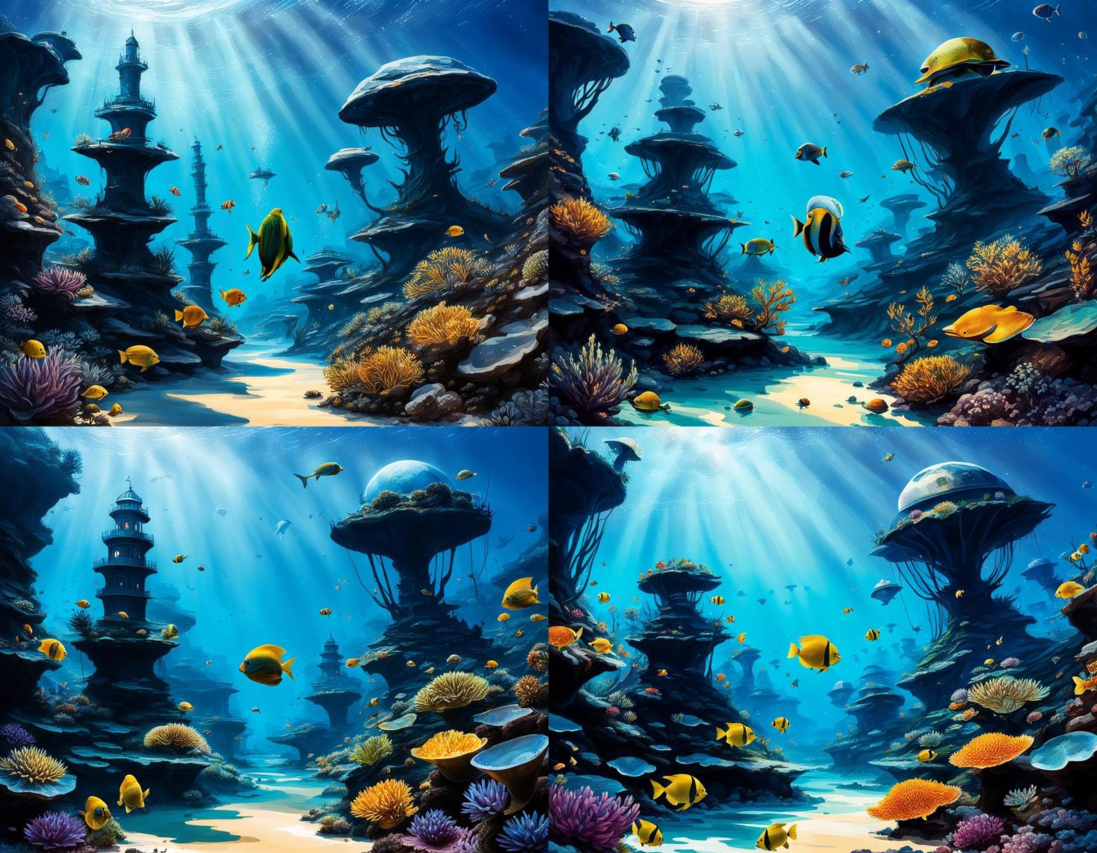 Enchanting Mermaid's Wonderland Under the Sea