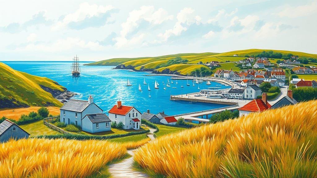 Scenic Coastal Landscape  by @Aurora