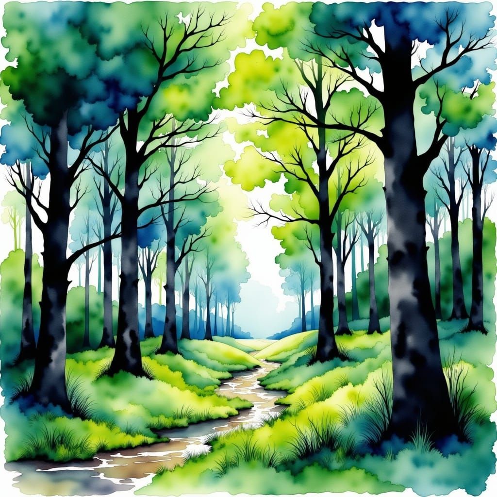 Green forest