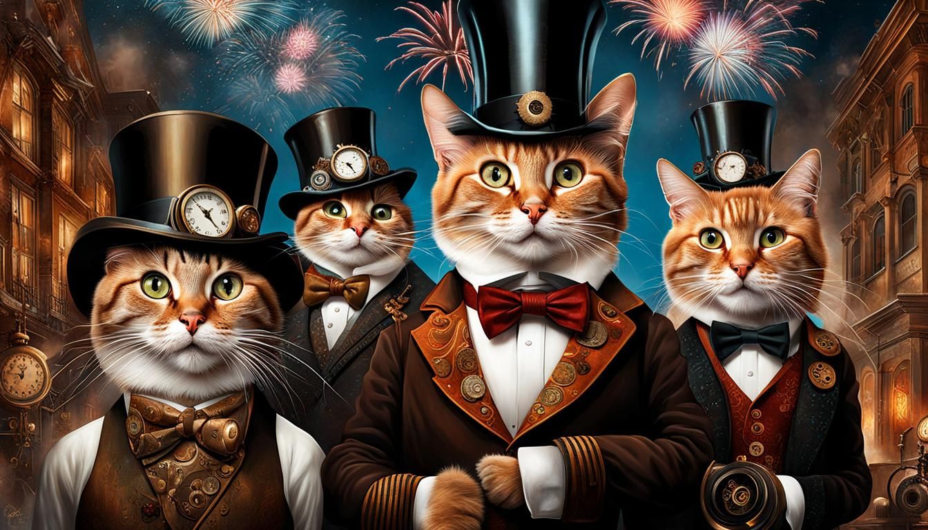 2024 Steampunk Cats