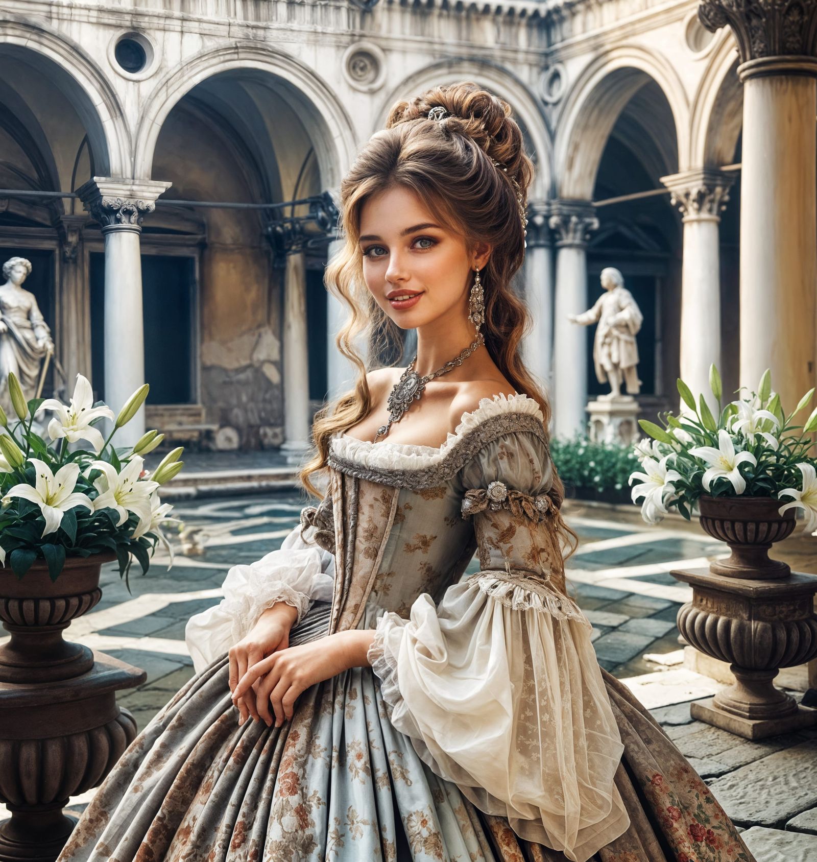 Венецианка в патио