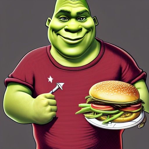 Shrek as Guy Fieri