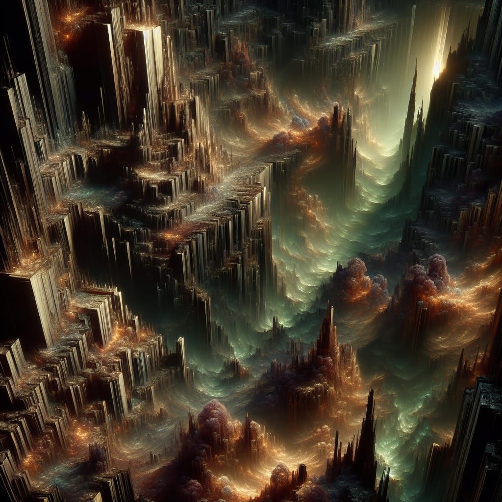 Wandering into the yawning chasm where the world unravels in...
