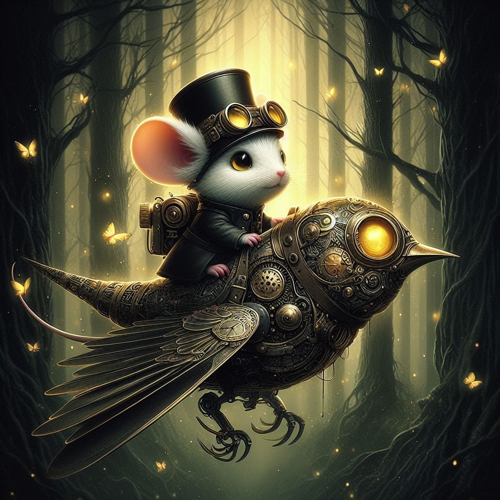 Wee little inventor takes flight