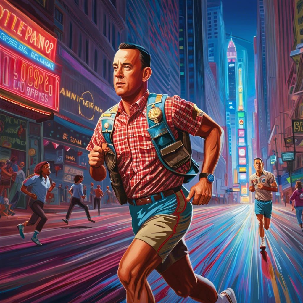 Run Forrest, run - Forest Gump  by @CarineVP