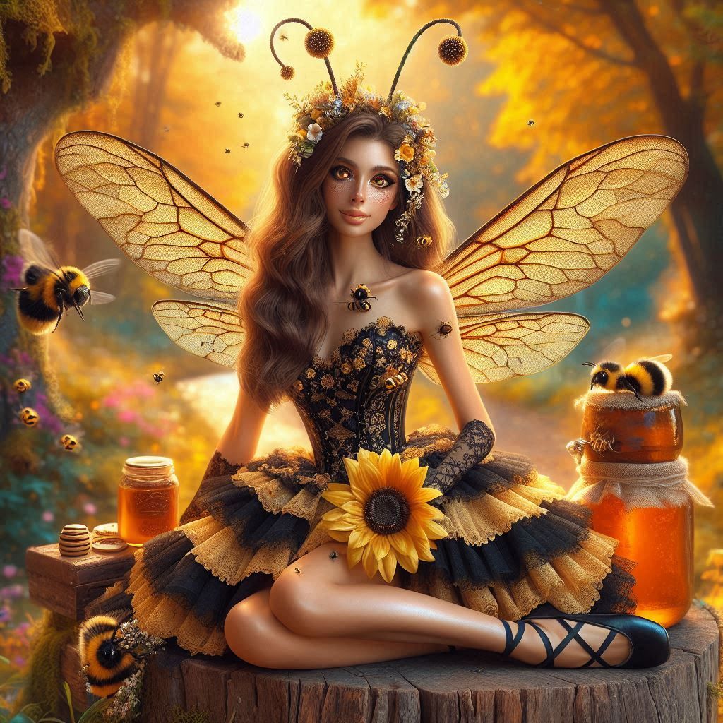 Bumblebee Sunflower Fairy (1)