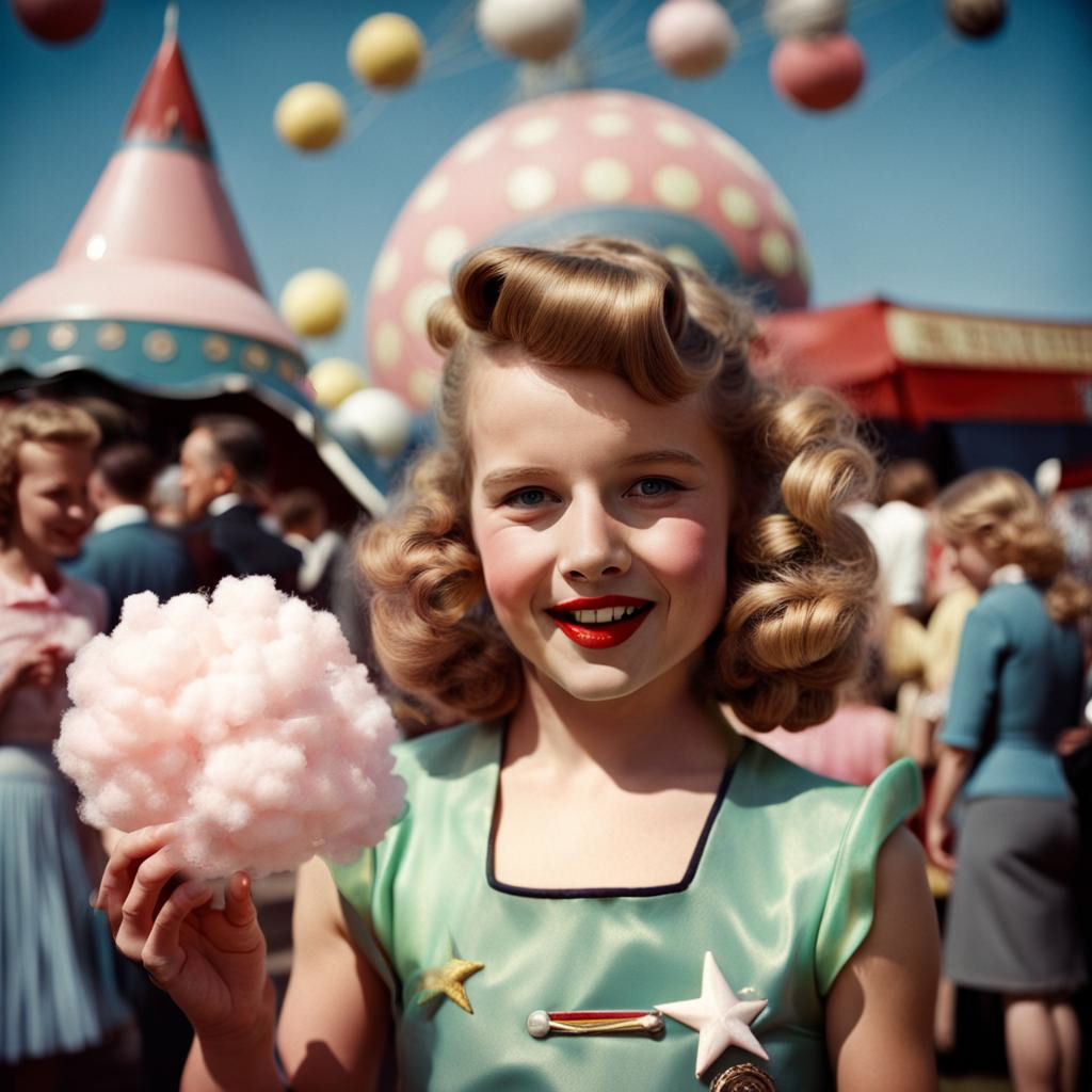 Star Floss! California Space Fair 1930s
