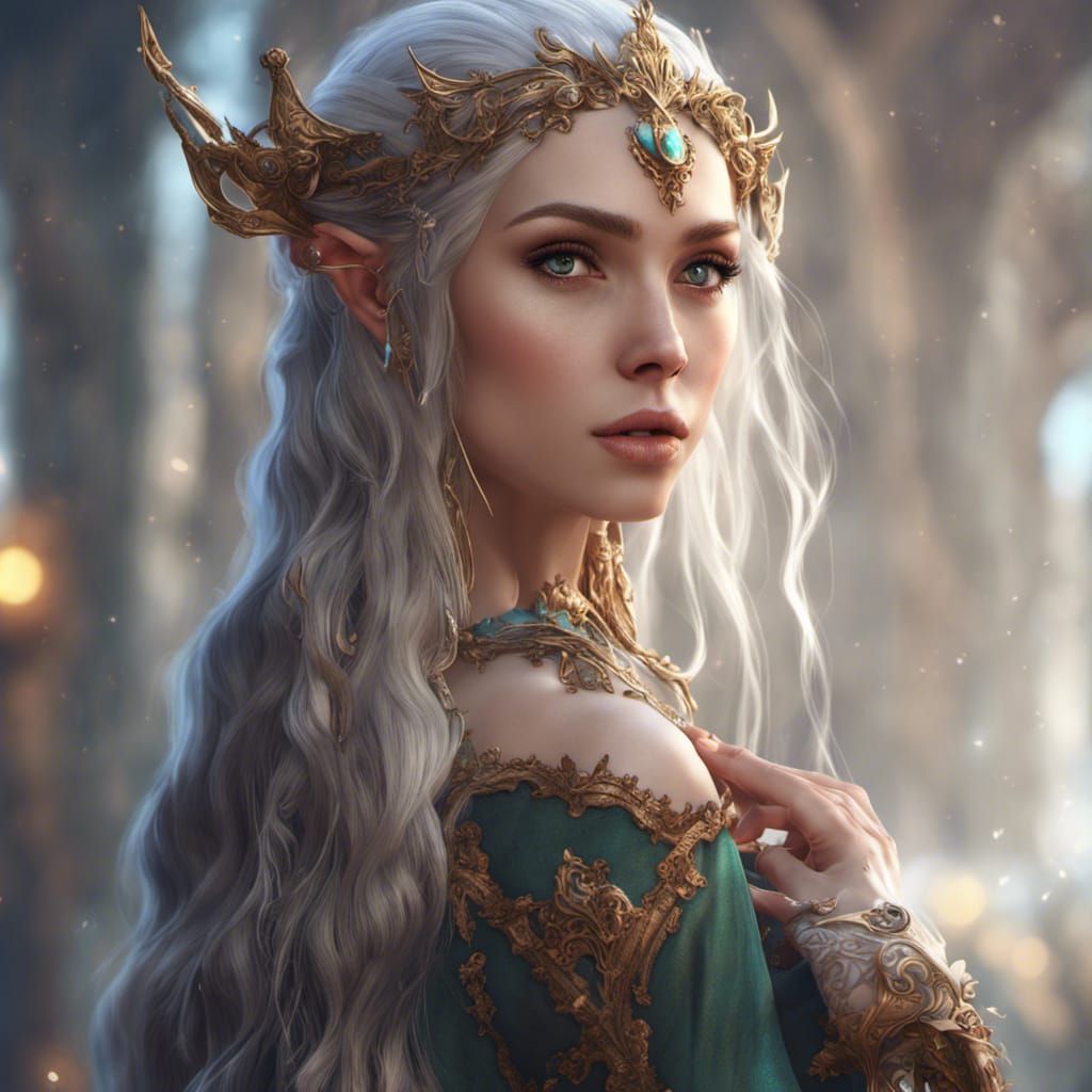 Elven Princess - AI Generated Artwork - NightCafe Creator