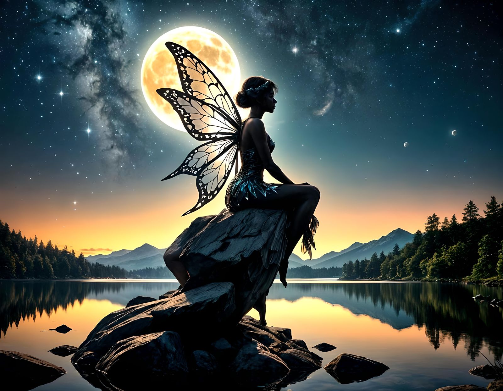 Moonlight fairy   by @NeonLights