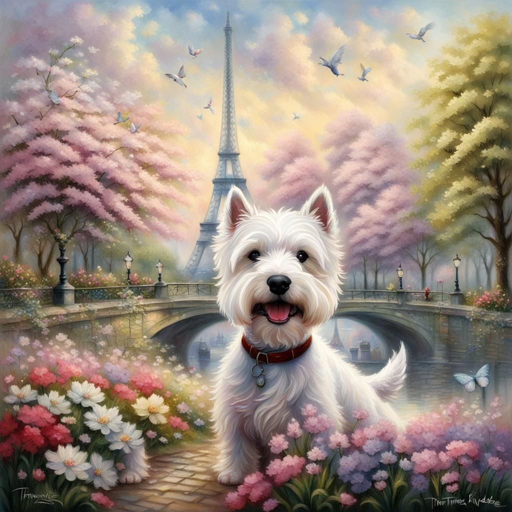 Paris in spring  by @Westielove