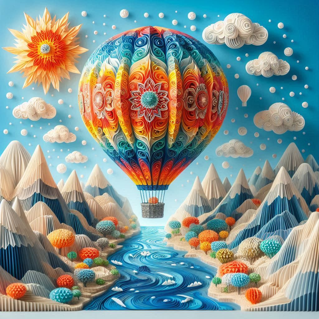 Paper Hot Air Balloon