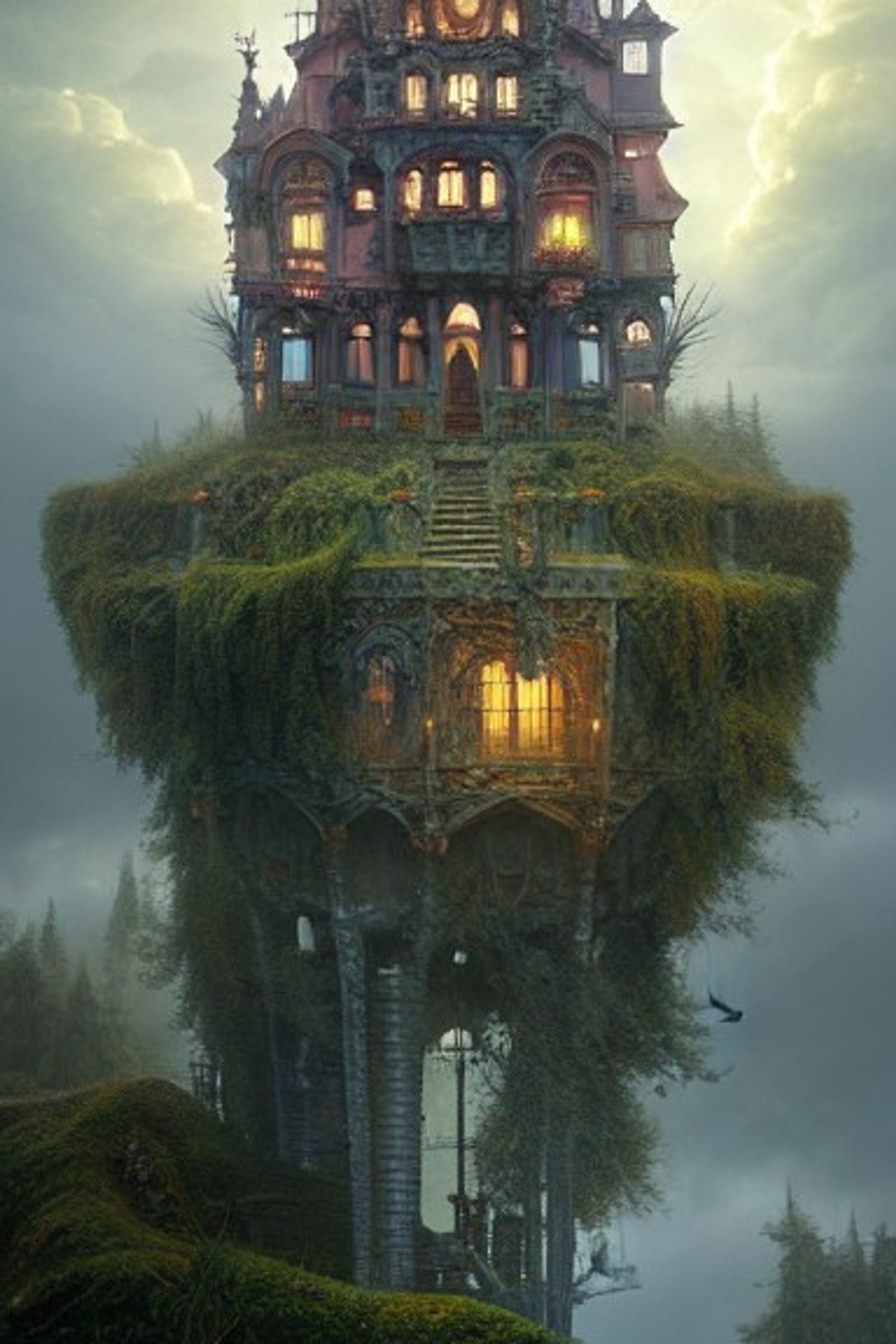 steampunk castle