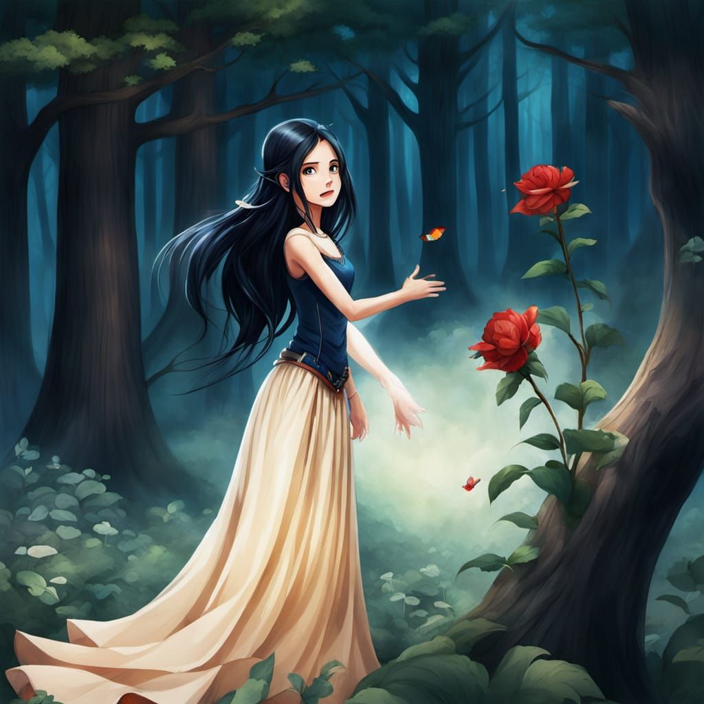 Friendly AI Assistant in a Modern Setting