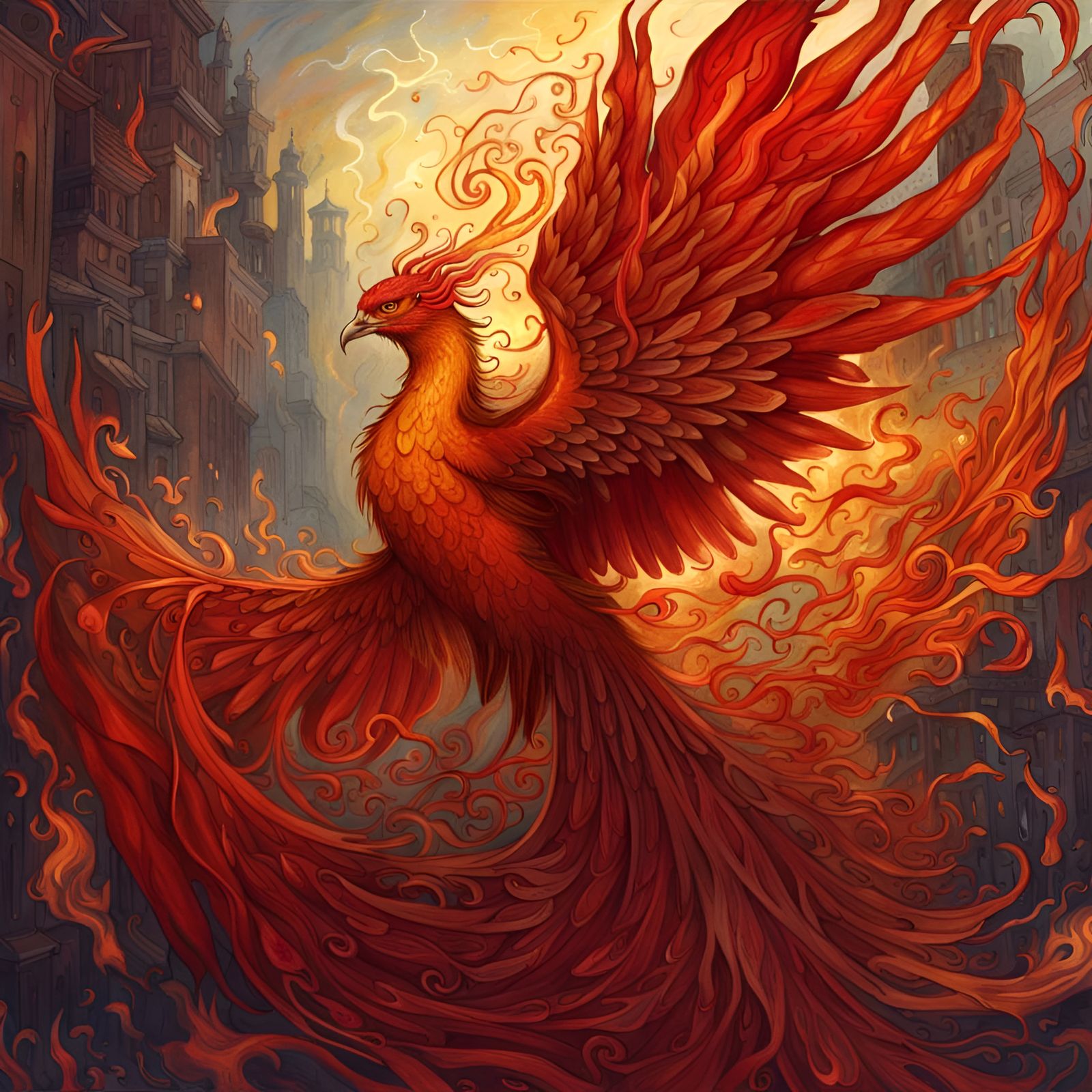 Birth of the phoenix  by @DeeB