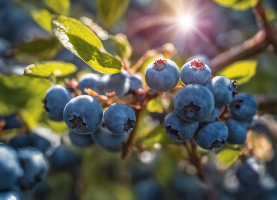 Blueberries AI Generated Artwork NightCafe Creator