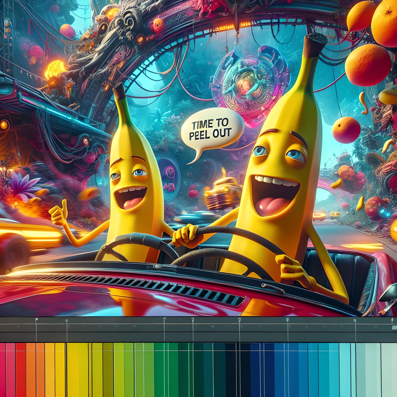 The Banana Bros 🍌 🚗   by @Dylan Darkwind