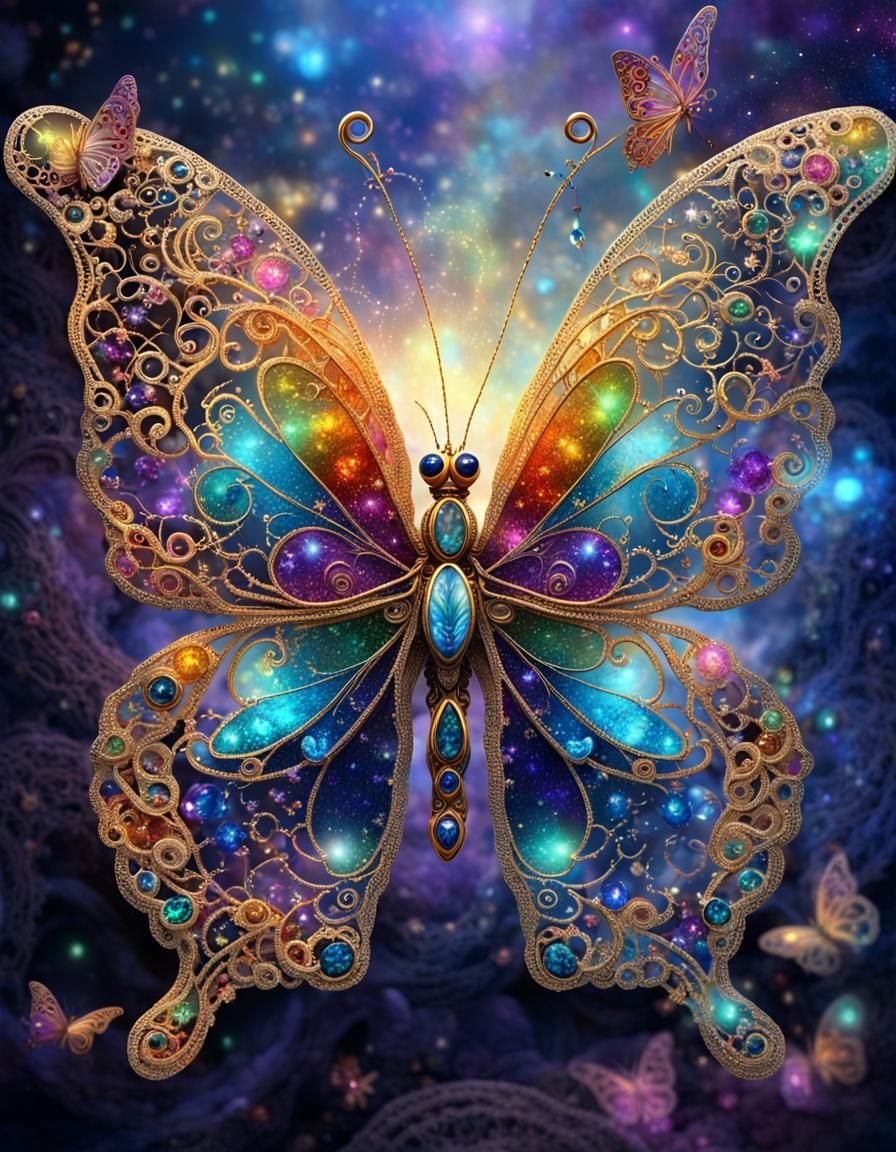 Lace butterfly