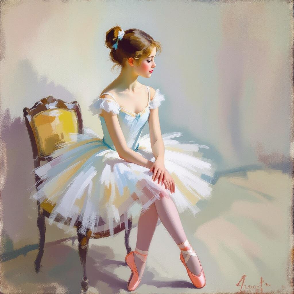 Ballerina waiting to go onstage  by @No1jmb