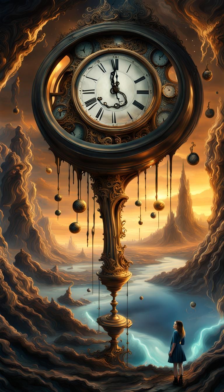 Alice stuck in time!   by @Hit moments