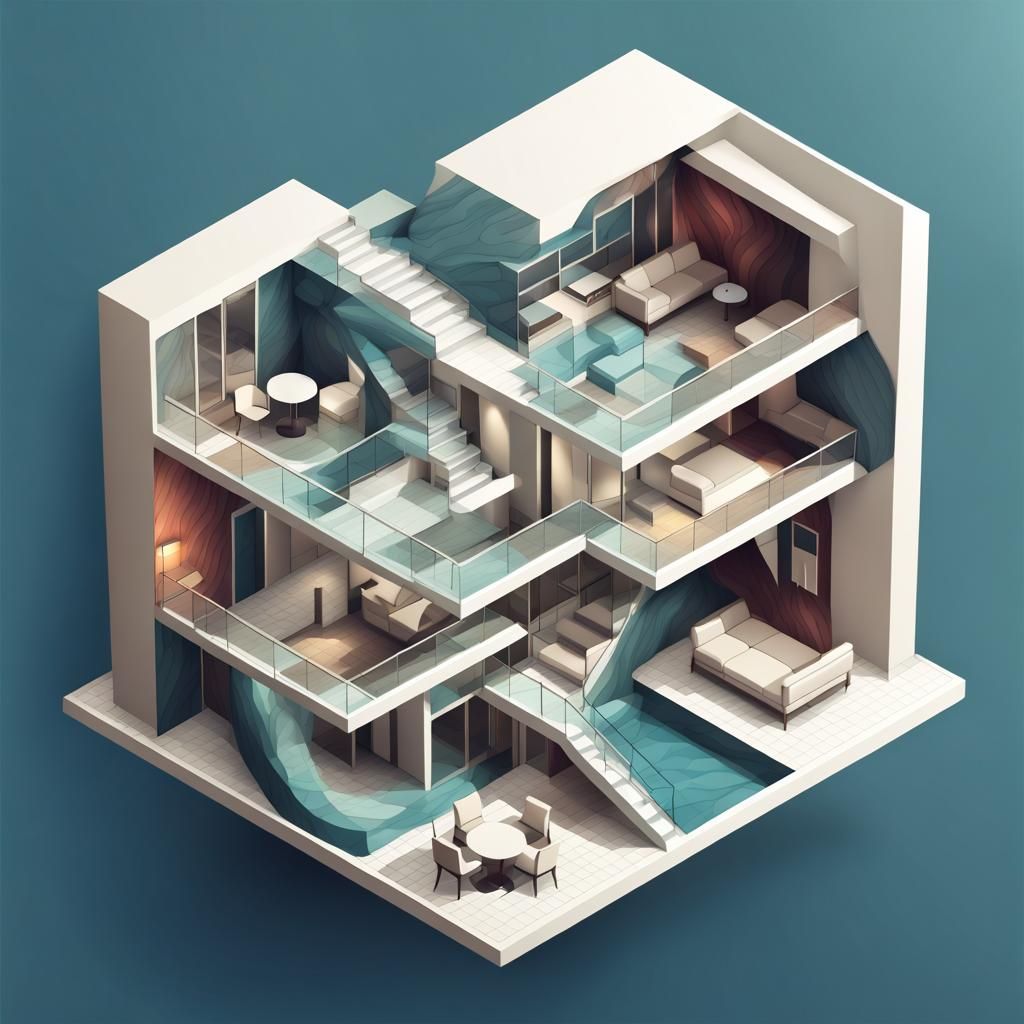 abstract floorplan