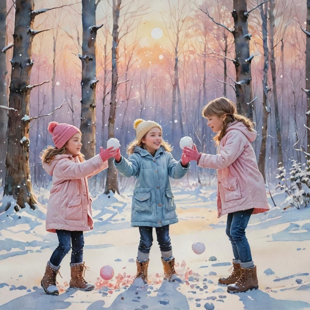 Snowball fight referee  by @Ninjea