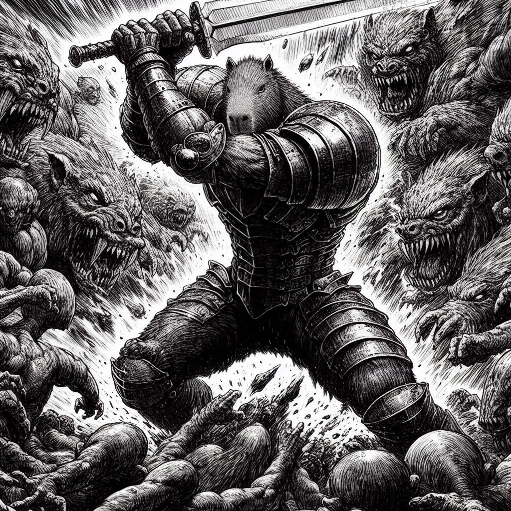 Capybara Swordsman (ReUploaded)