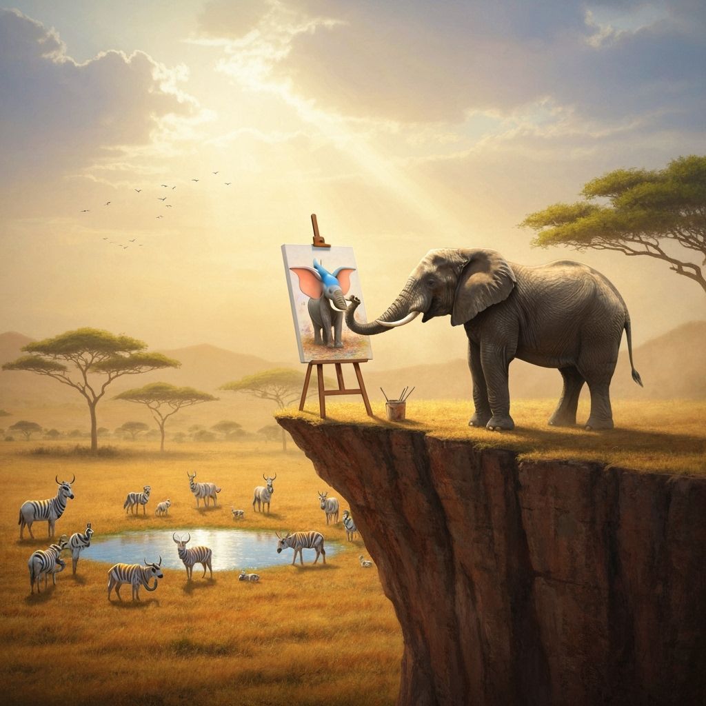 An elephant Paint Dumbo