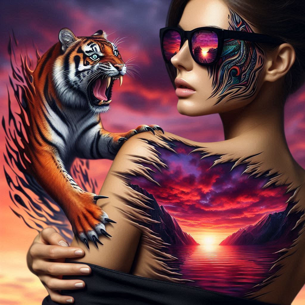 Escaping Tiger Tattoo