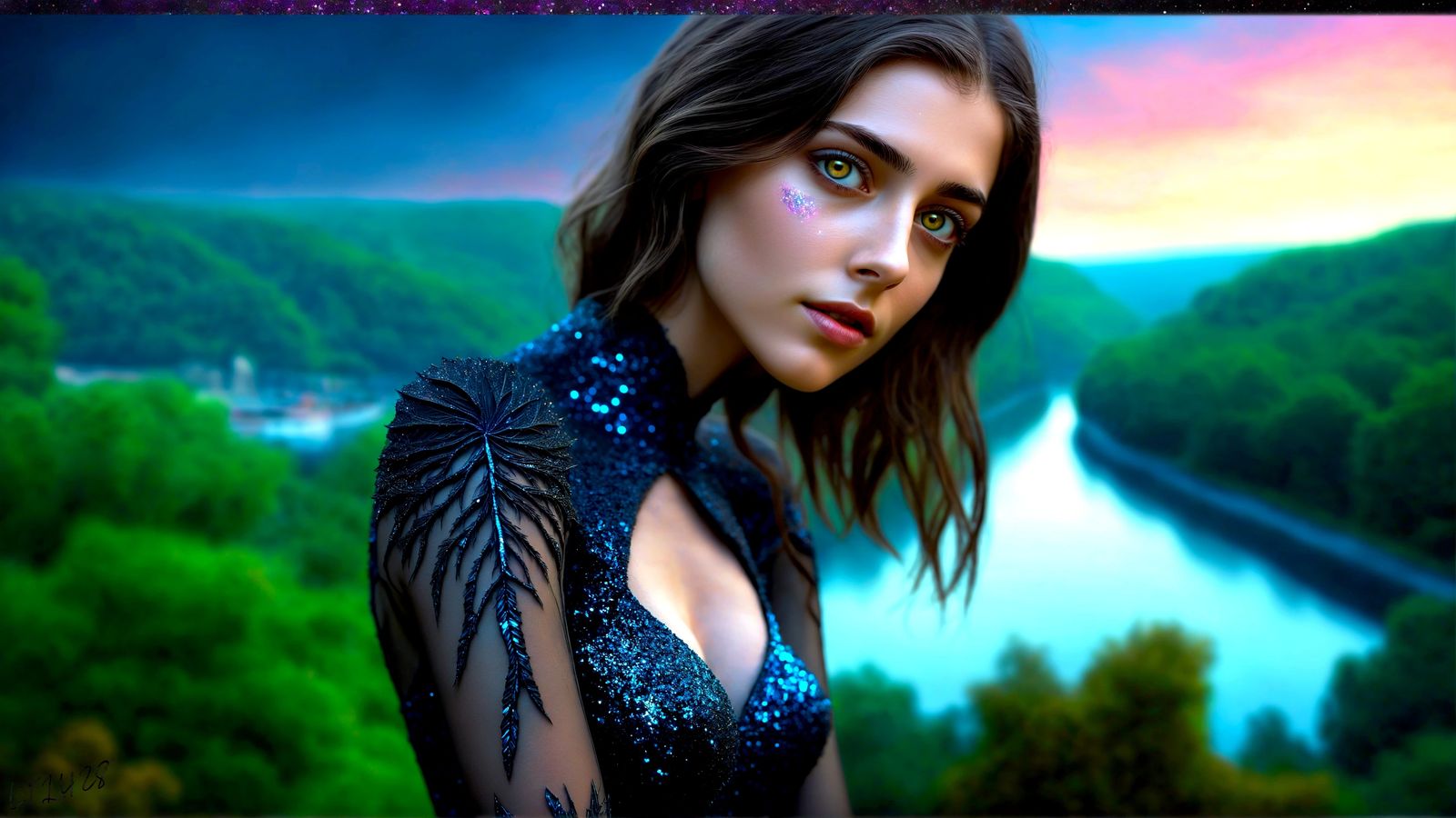 Qwen Jinn - Glitter in the air series.