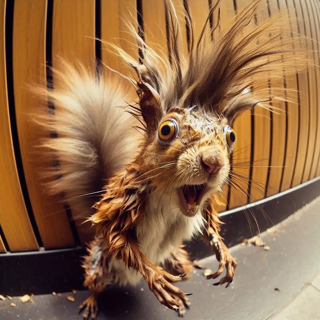 Shell Shocked Squirrel