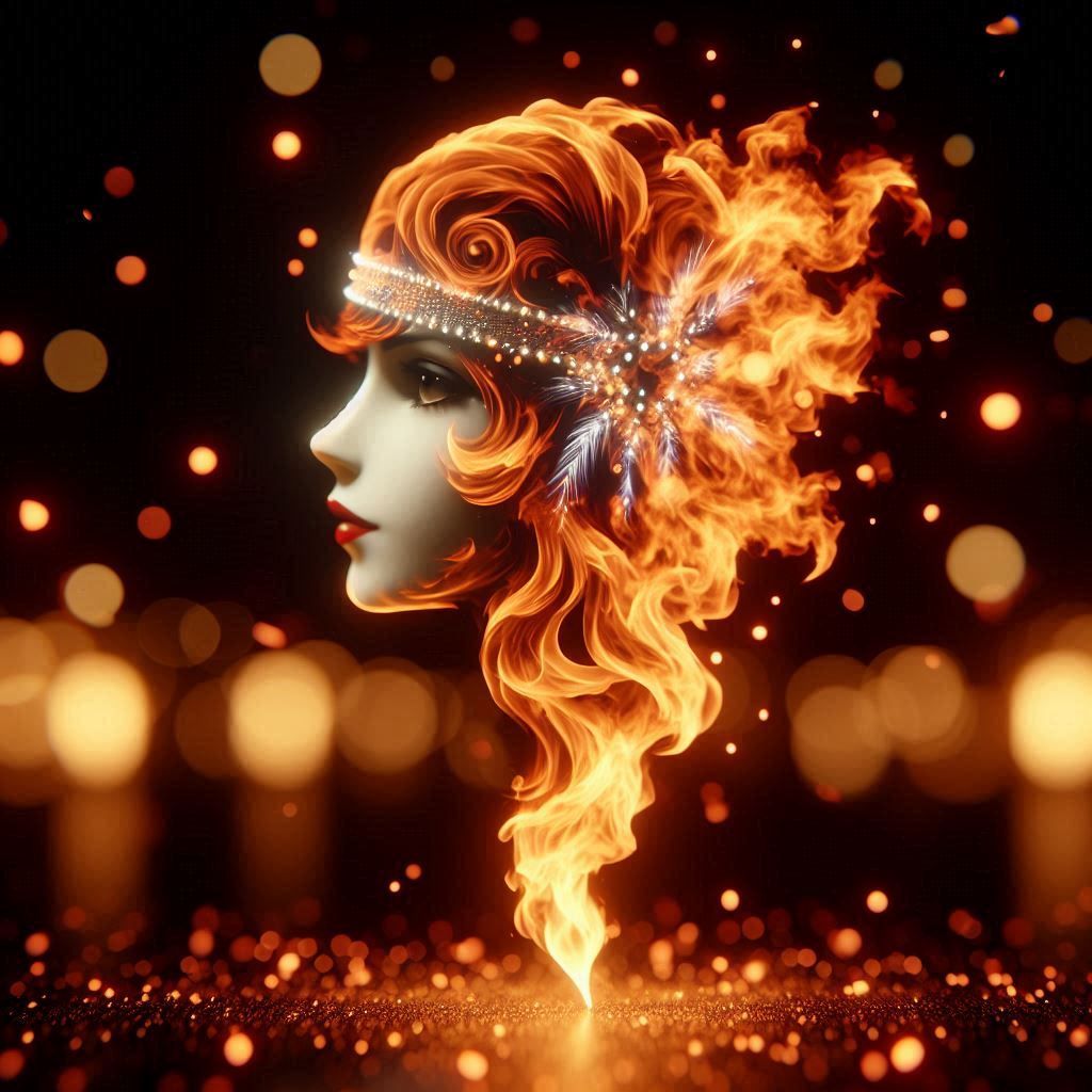 Firey Flapper Girl