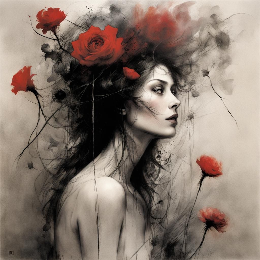 Les Fleurs du Mal… - AI Generated Artwork - NightCafe Creator