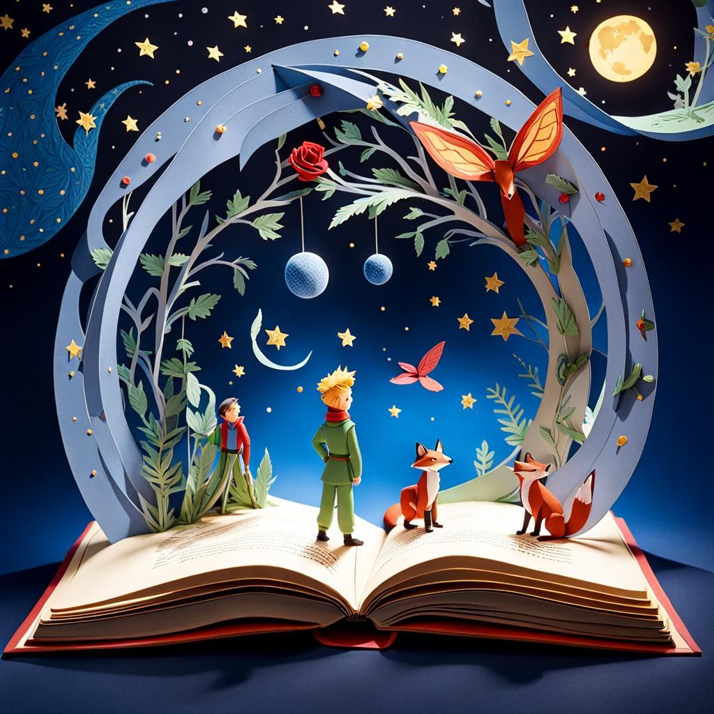 Pop-Up Book "The Little Prince"