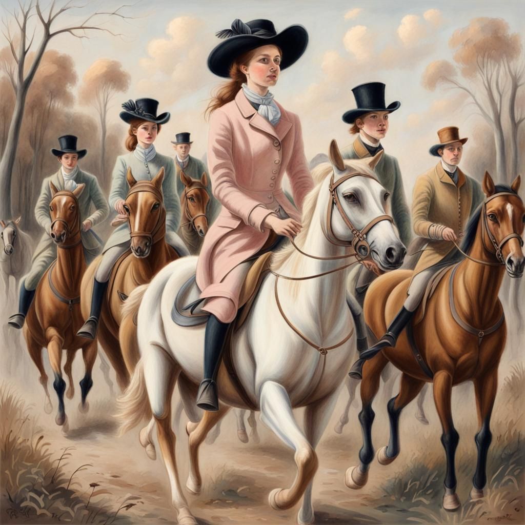 Hunting scene