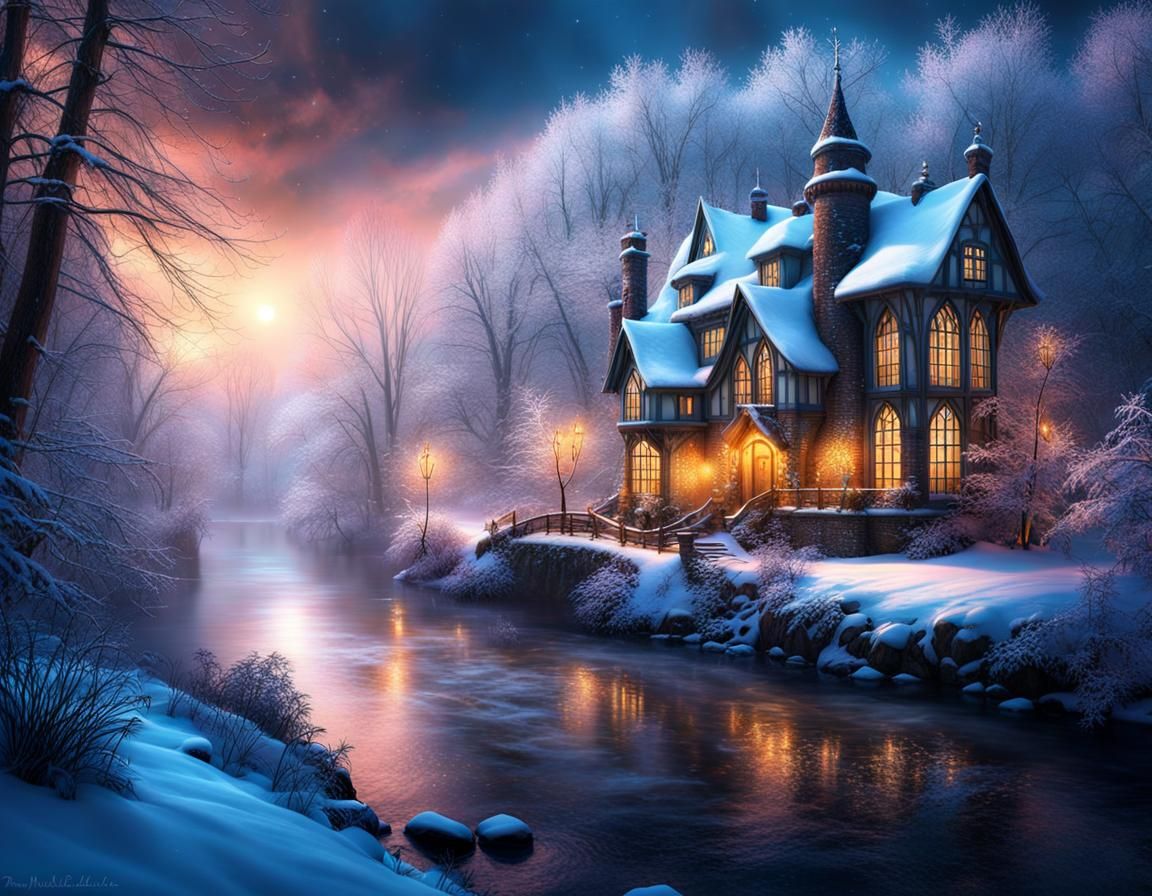 snowy river  by @shooflower