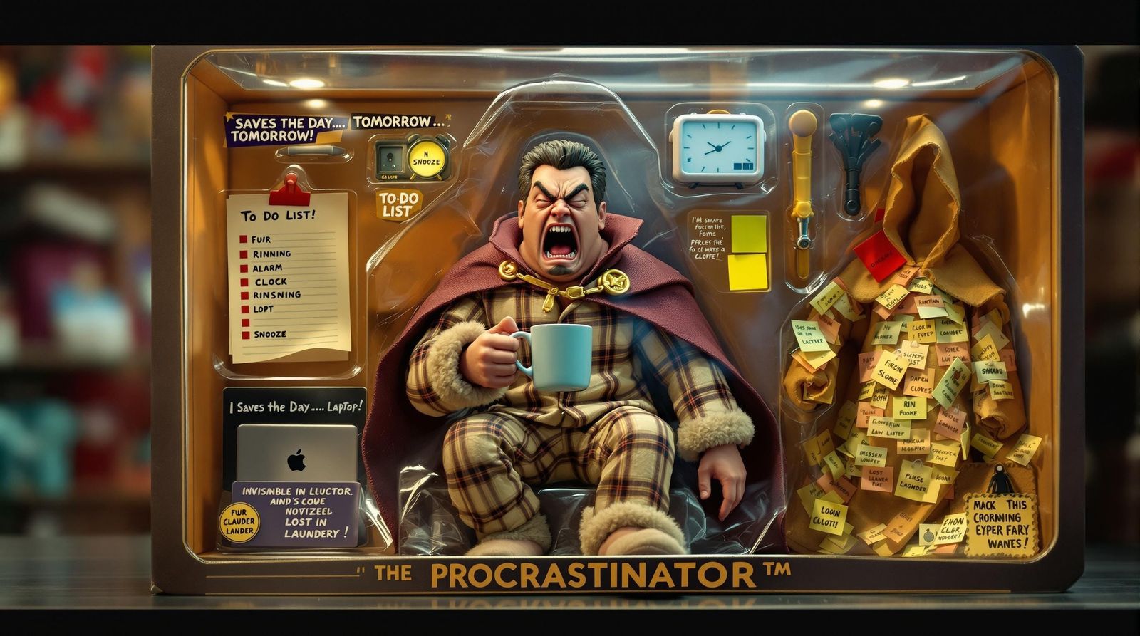 🔄 THE PROCRASTINATOR™ - Ready! Steady! Gomorrow! ⏳💤  by @AHO - Parameshvaris AI Cuisine