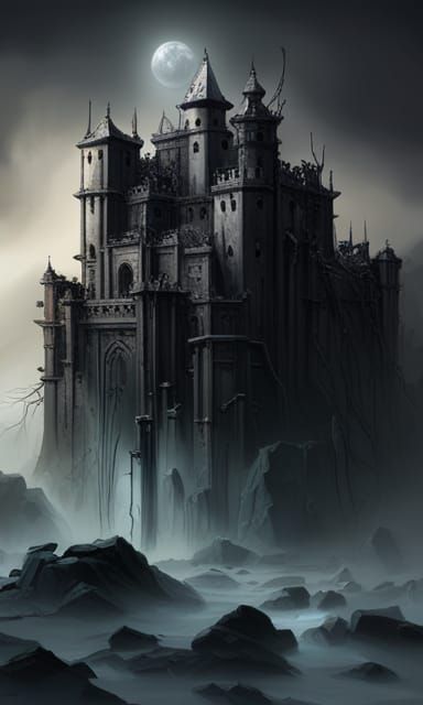 Castle ruins - AI Generated Artwork - NightCafe Creator