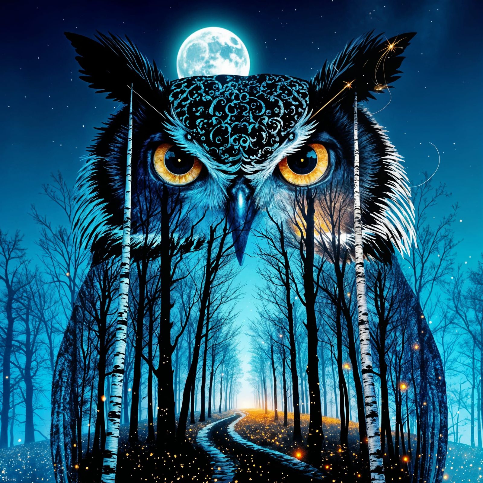 Twilight Owl  by @clairerkj