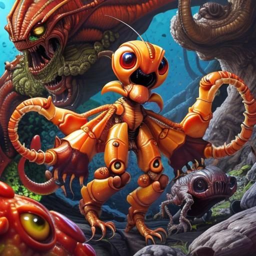 Cute alien insectoid creature from the depths of hell.